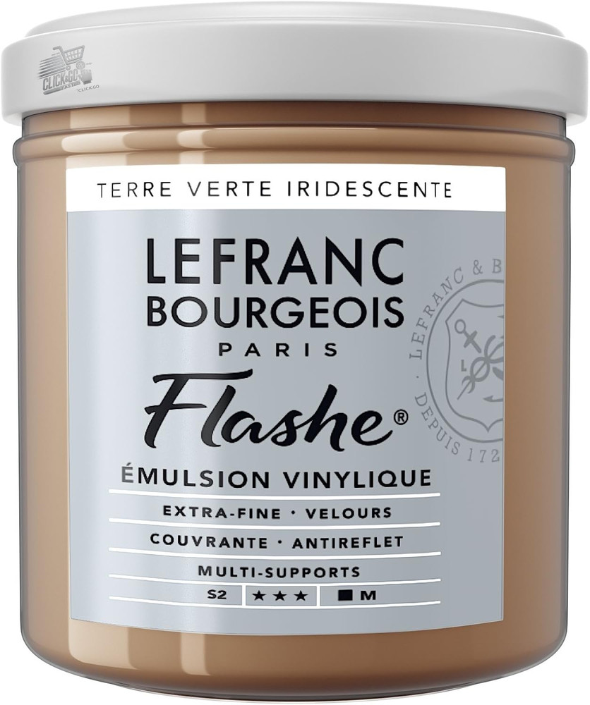 LB ACRYLIC FLASH 125ML IRIDESCENT EARTH GREEN