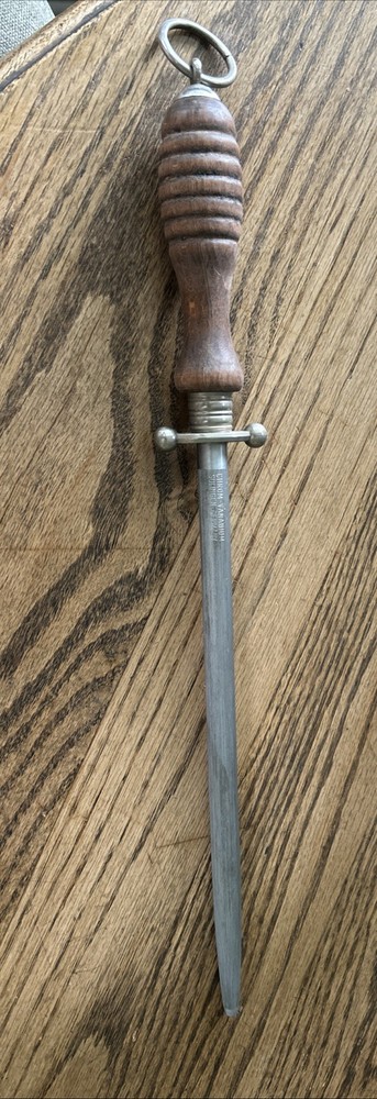 Mundial Sharpening Steel w/ Wooden Handle Germany