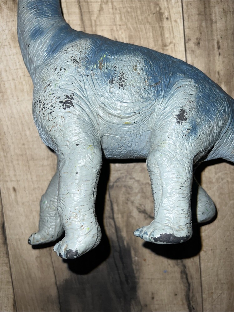 1988 The Carnegie Safari Collection Brachiosaurus Dinosaur Solid Rubber Plastic