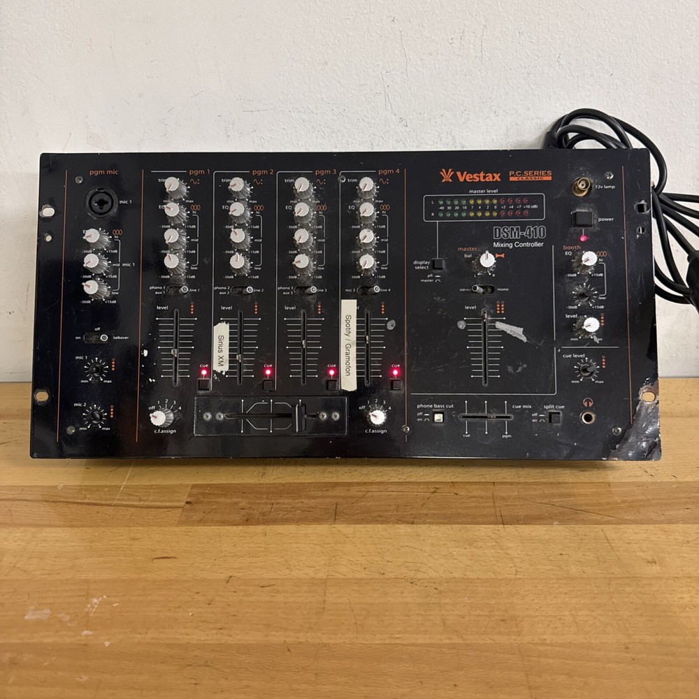 Vestax DSM-410 DJ Mixing Controller- As Is