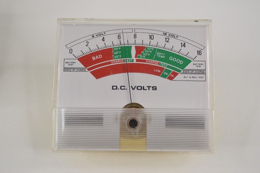 Solar Replacement Battery Test Gauge Meter Panel DC Volts NEW OEM