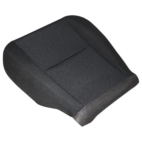 Black #19C Front Driver Side Bottom Replacement Cloth Seat Cover Compatible