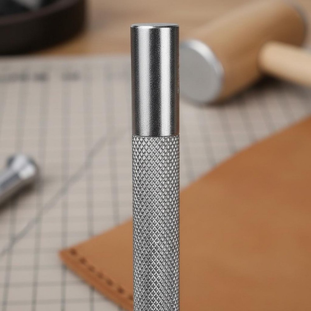 6 Pieces Leathercraft Stamping Tools Clear Designs Saddle Making Stamp Tools