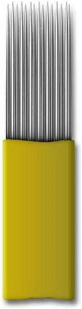 Permanent Makeup Eyebrow Microblading Needle Manual Supplie (Double Line Flat15)