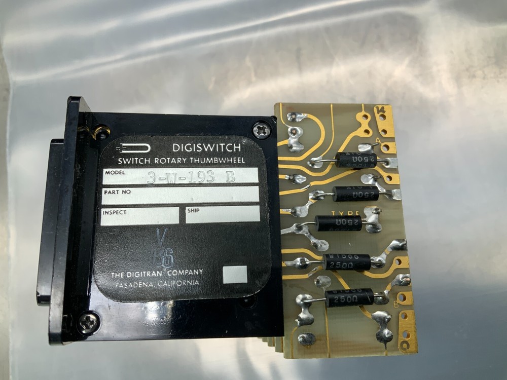 Digiswitch 3-W-193 B Switch Rotary Thumbwheel