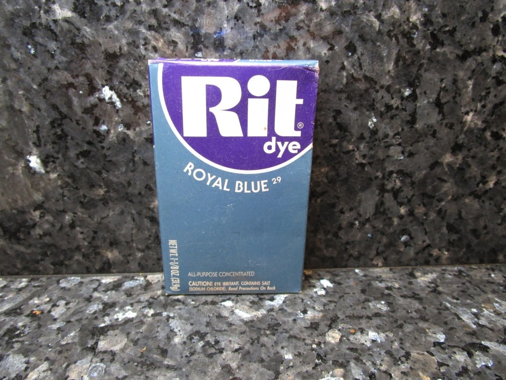 Rit Dye Powder Box ~ Old Formula ~ Royal Blue 29