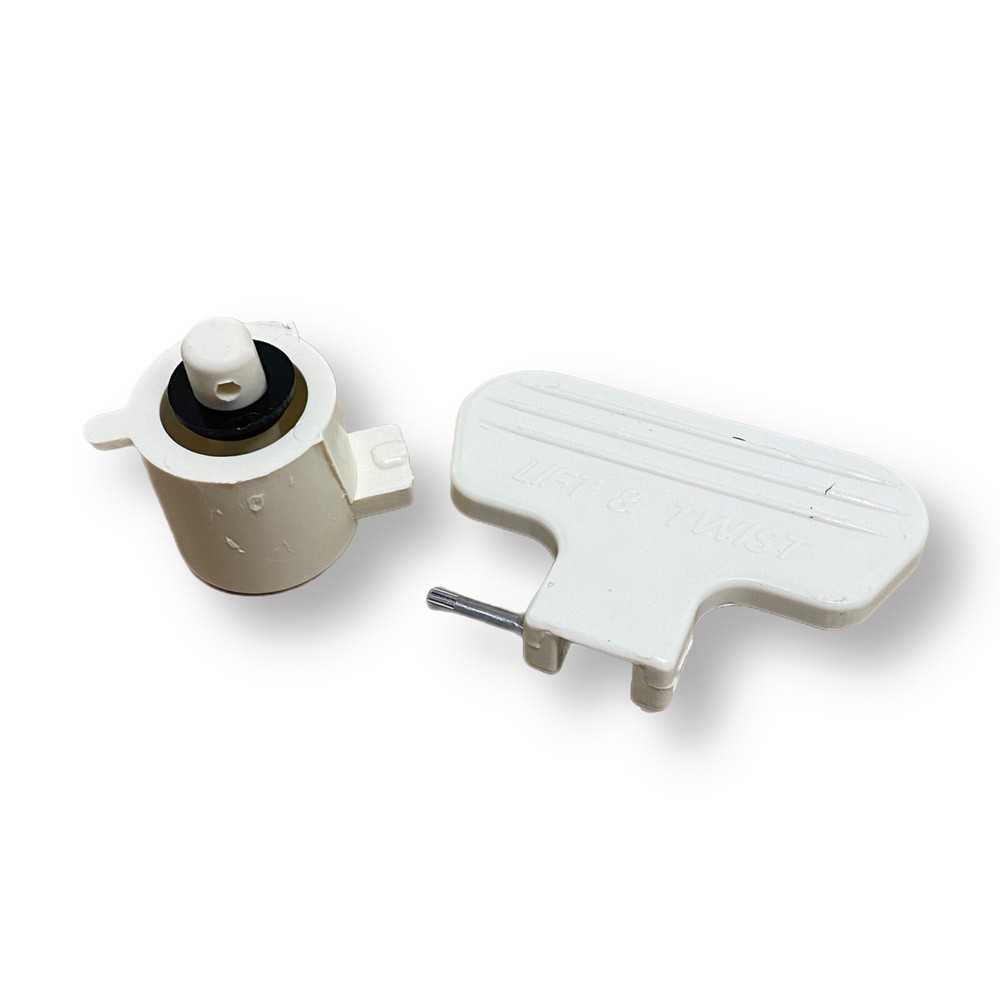 IPS Boat Deck Hatch Replacement Handle Kit Marine Off White IPS HNDLASSM MW