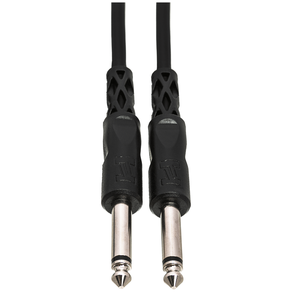 Hosa Unbalanced Interconnect, 1/4 in TS to Same, 10 ft – CPP-110