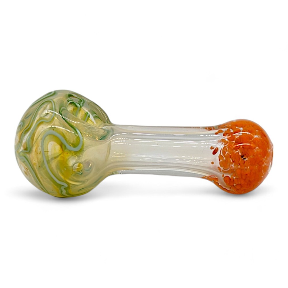 4.5" Thick Glass Tobacco Spoon Pipe
