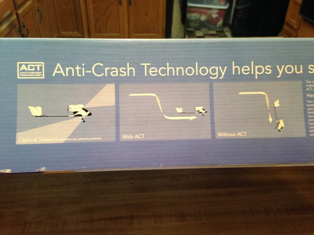 Hobbyzone Firebird Phantom RC Pusher Glider Airplane - RTF Version With ACT