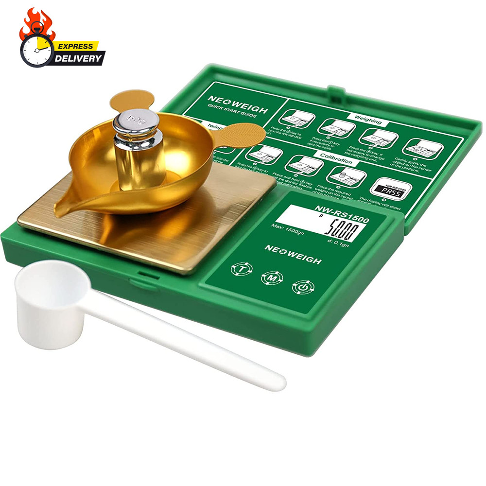 Reloading Scale, Powder Scale for Reloading, 1500 Grains X 0.1 Gn, Digital Powde