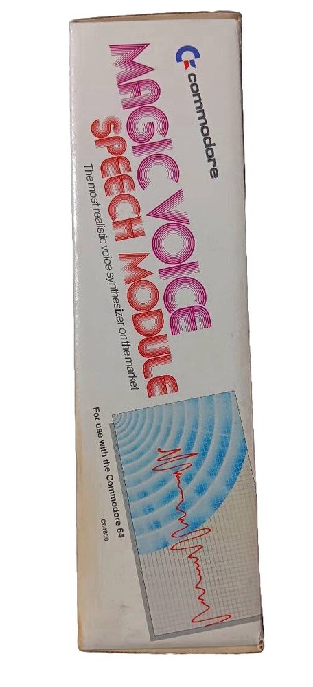 Commodore 64 Magic Voice Speech Module New/ Open Box As Is Untested