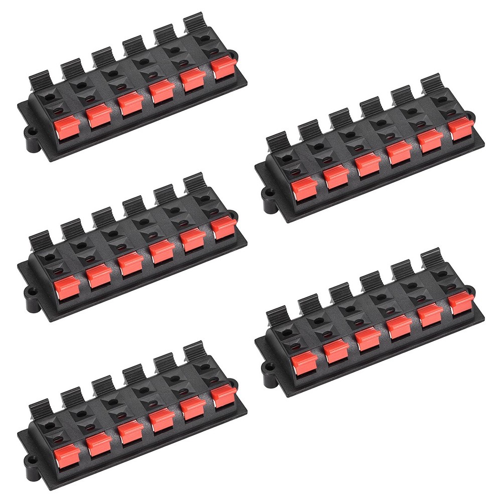 2 12 Push Spring Mode ConnectorTerminals Strip Block WP12-03B 5pcs
