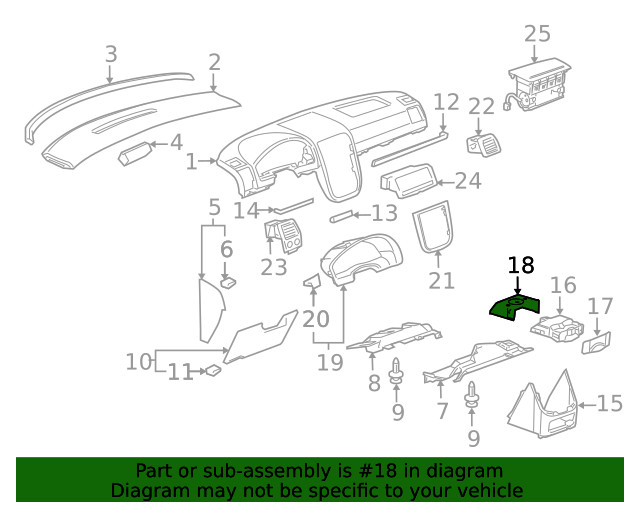 Genuine GM Track 15119265
