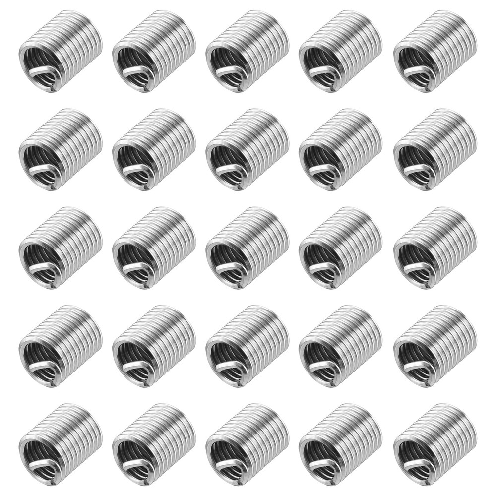 40pcs Wire Thread Inserts 3/8-16 UNC 2D Helical Threaded Sleeve Thread Repair