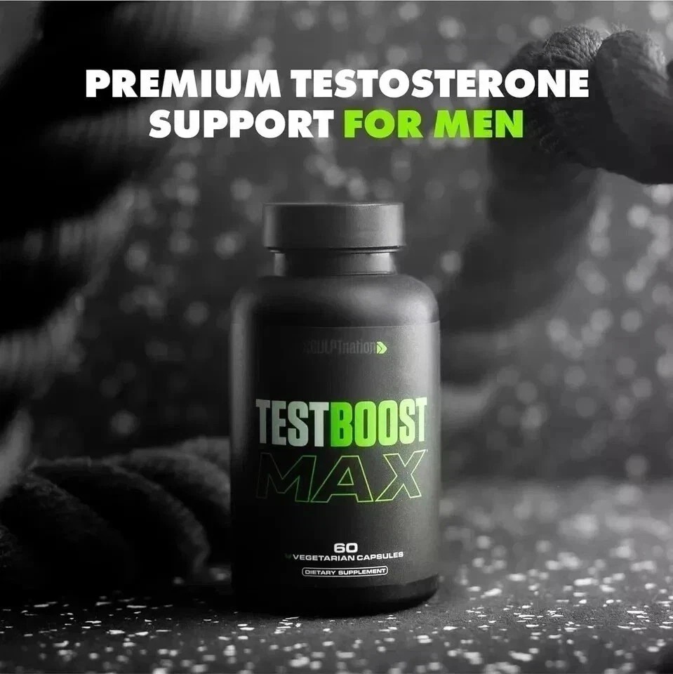 SCULPTnation TestBoost Max 3 Pack 60 Vegetarian Capsules Testosterone Support