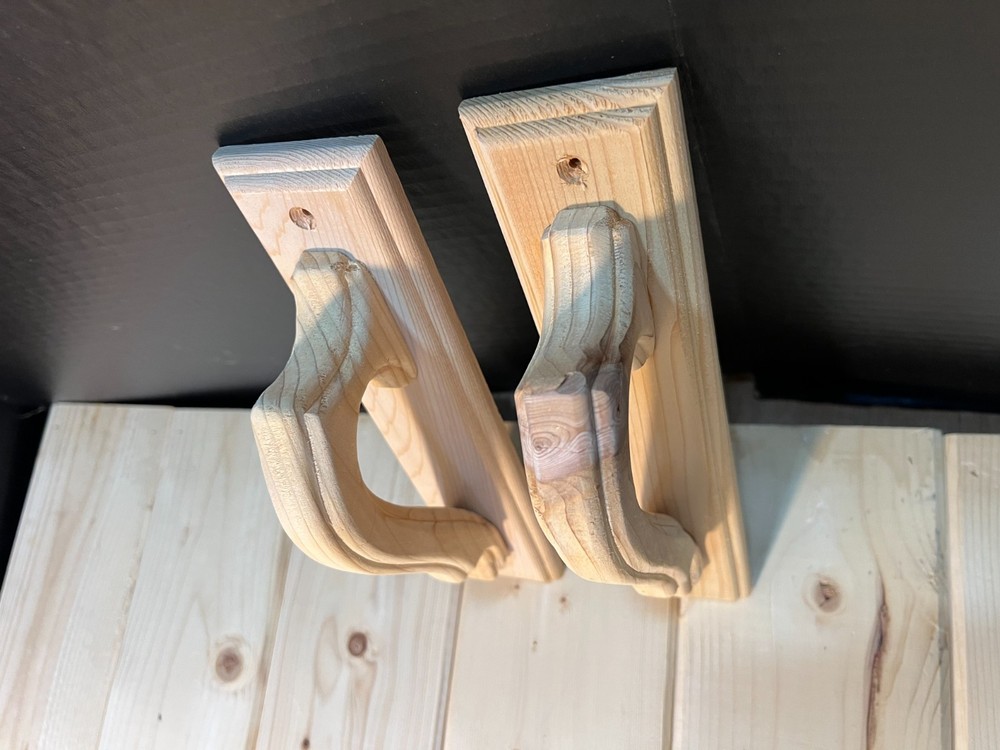 Handcrafted Sauna Door Handles – Solid Wood Pulls, Set of 2