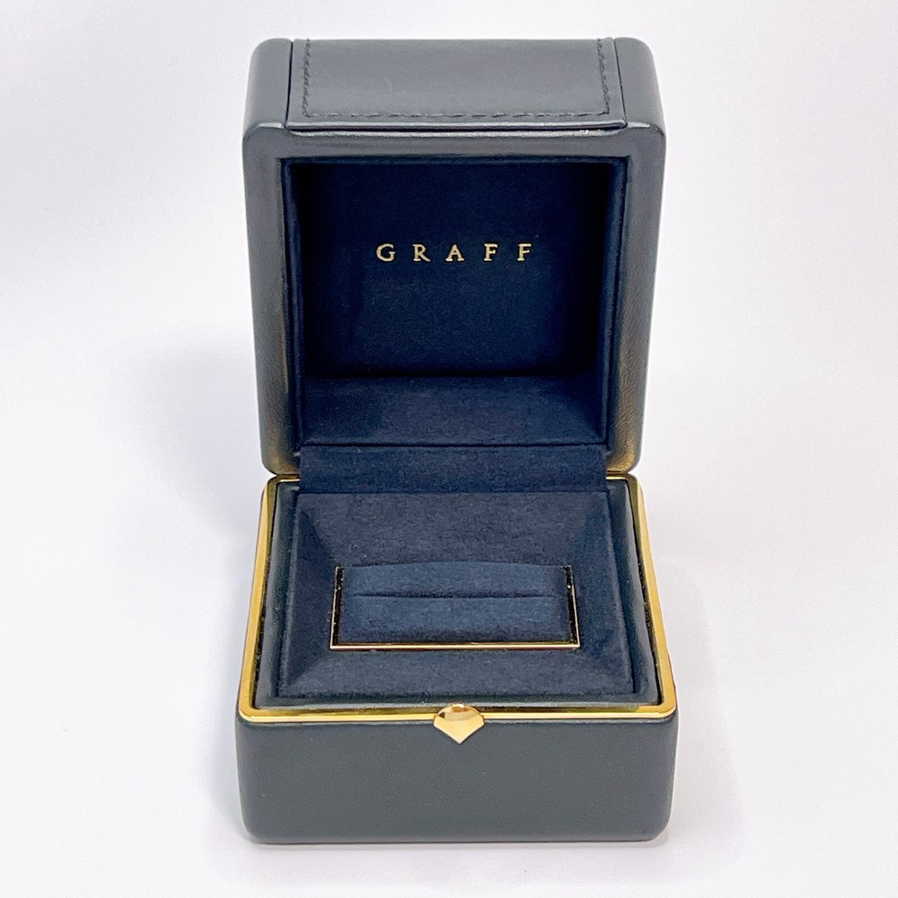 GRAFF Authentic Ring case Black Leather Accessories Jewelry box Damage case