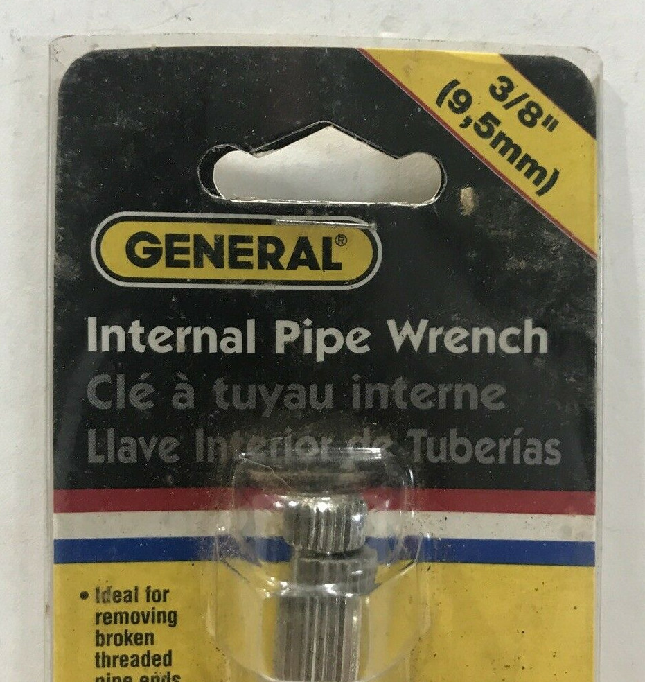 NEW - General Tools 3/8" Internal Pipe Wrench 1391