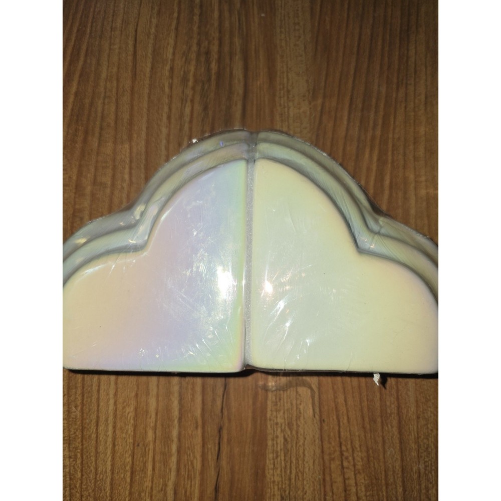 Ceramic Bookends 2 Count Rainbow s30