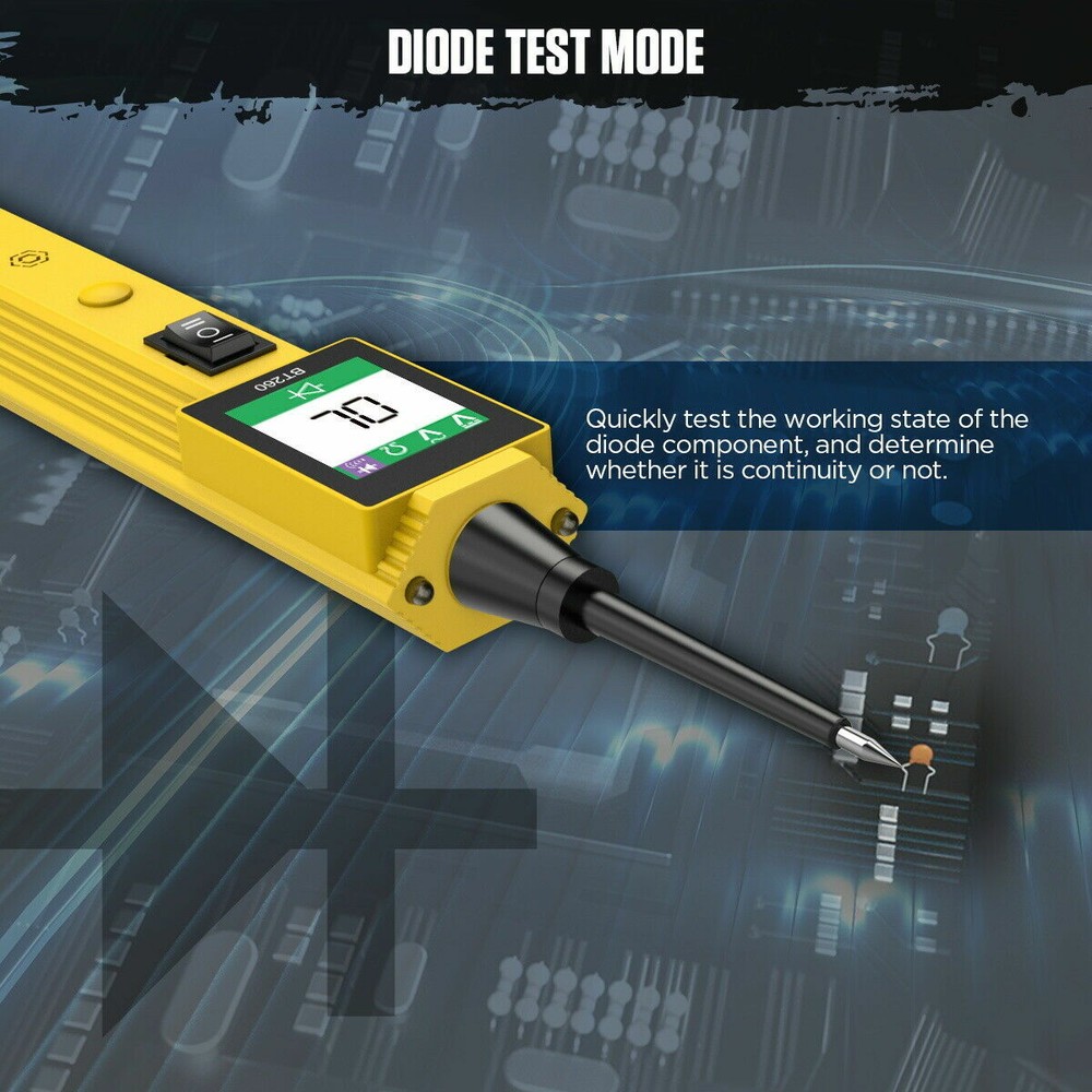 AUTOOL 6-30V 12V Car Circuit Tester Probe Multimeter Electrical System Analyzer