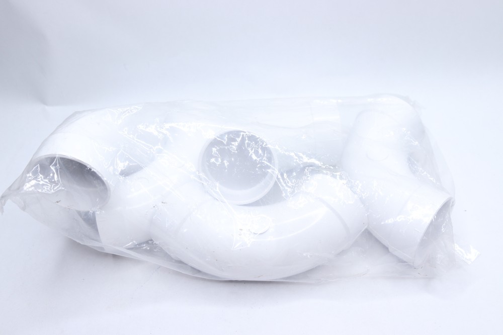 (5-Pk) 90Â° Sweep Elbow Plastic White 030120-005