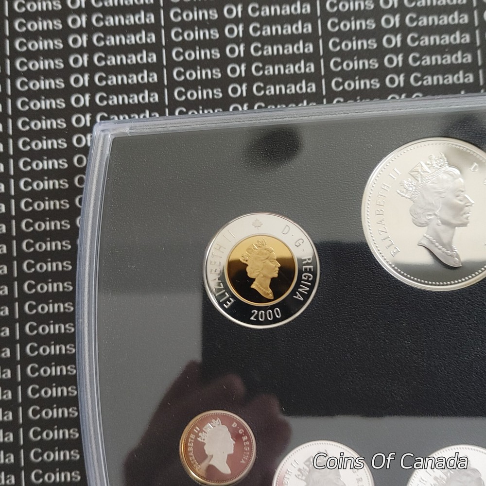 2000 Canada 8 Coin Proof Set - With Special Edition Silver Dollar #coinsofcanada