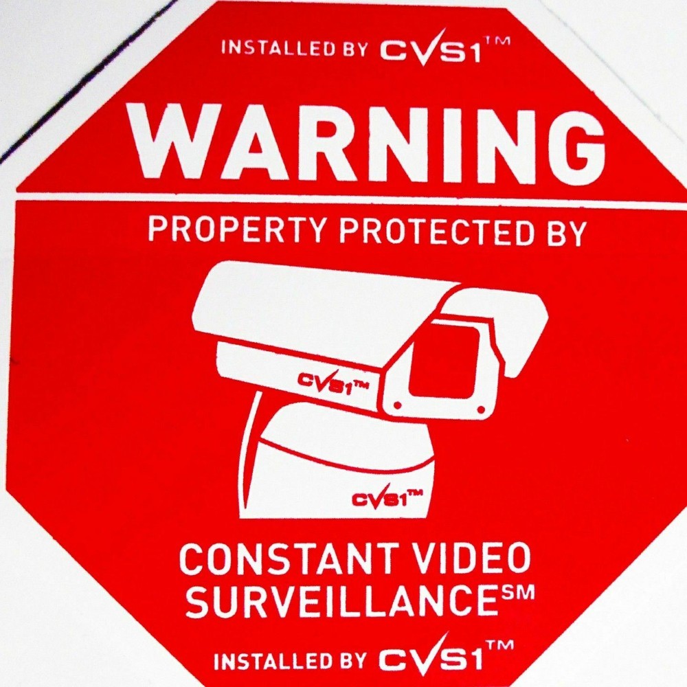 Security Alarm Decals & Security Camera Decal See Security Alarm Signs in store