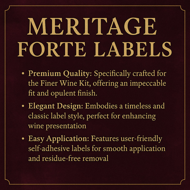 FWK Meritage Forte Labels