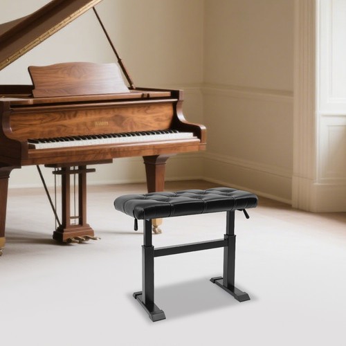 Hydraulic Lifting Adjustable Piano Bench Piano Keyboard Bench Storage Pad Seat