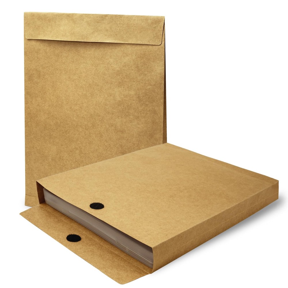 30 Pack Expandable Envelopes 13 x 9.4 Inch, Large Heavy-Duty Hook-and-Loop Fa...
