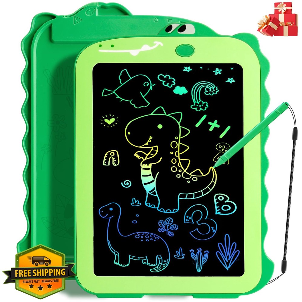 Teriph LCD Writing Tablet Dinosaur Kids 8.5" Green