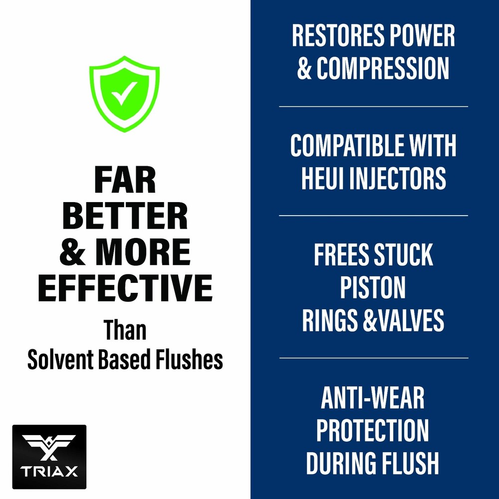 TRIAX Prol Engine Flush Oil-Based Safe for Engine, Seals, Injectors (16 Ounce)
