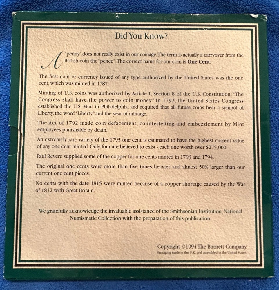 US Cent & Nickel Collector's Sets