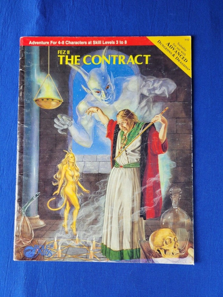 The Contract Adventure Module (FEZ II) - Role Aids 710