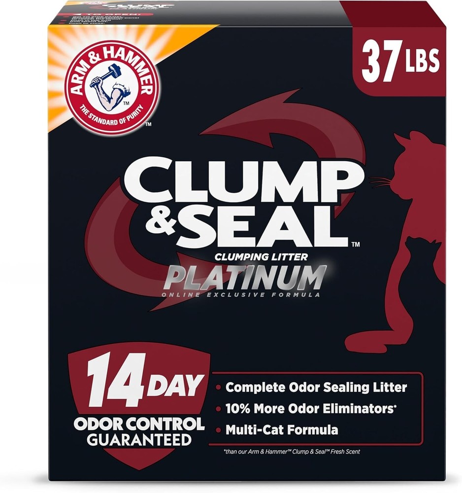 Cat Litter Clay 37 lbs Clumping Odor Control Multi-Cat Urinary Fresh Scent