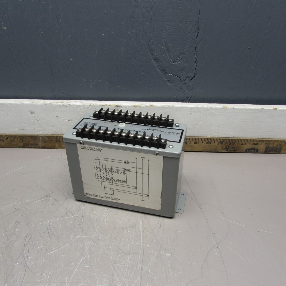 NEW TRANSDATA 20EWS701E WATT TRANSDUCER,3PH,3WIRE,2ELEMENT,120V,5A! MAKE OFFER!