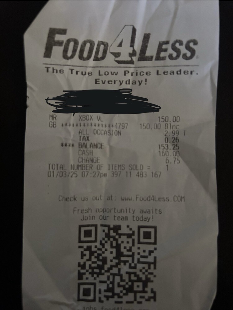 150$ Xbox Card Selling For 130