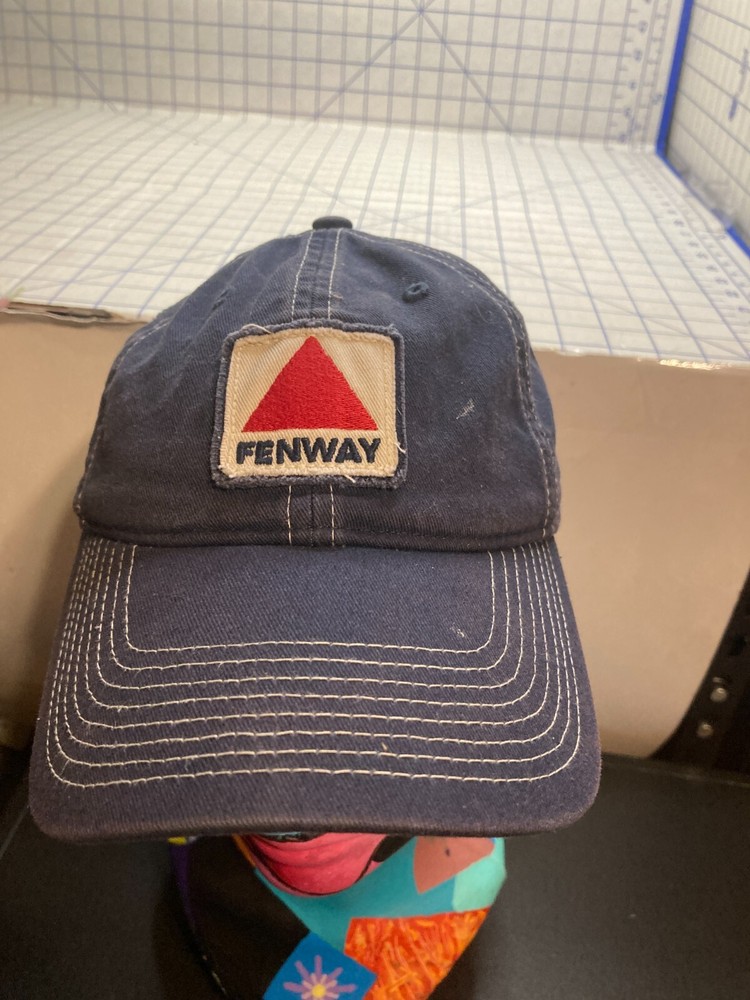 Chowdaheadz Fenway Patch Dirty Water 6 Panel Patch blue strapback White Stitches