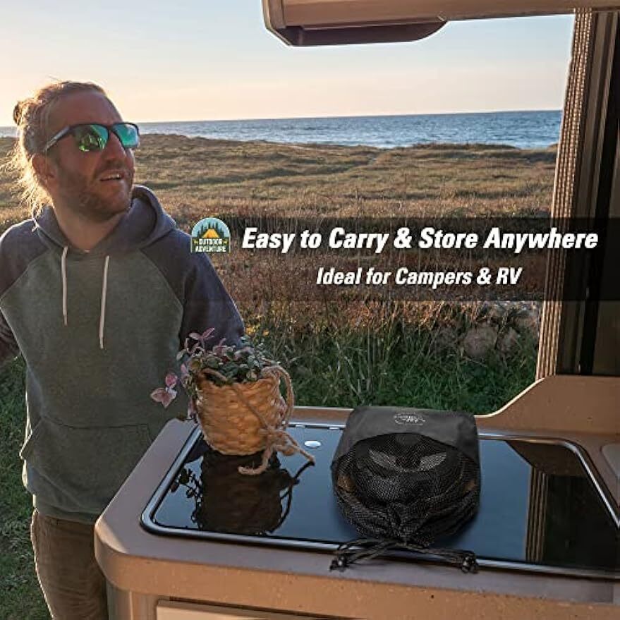 10 Pcs Non Stick Cookware Sets Pots Pans Removable Handle Stackable Cooking New