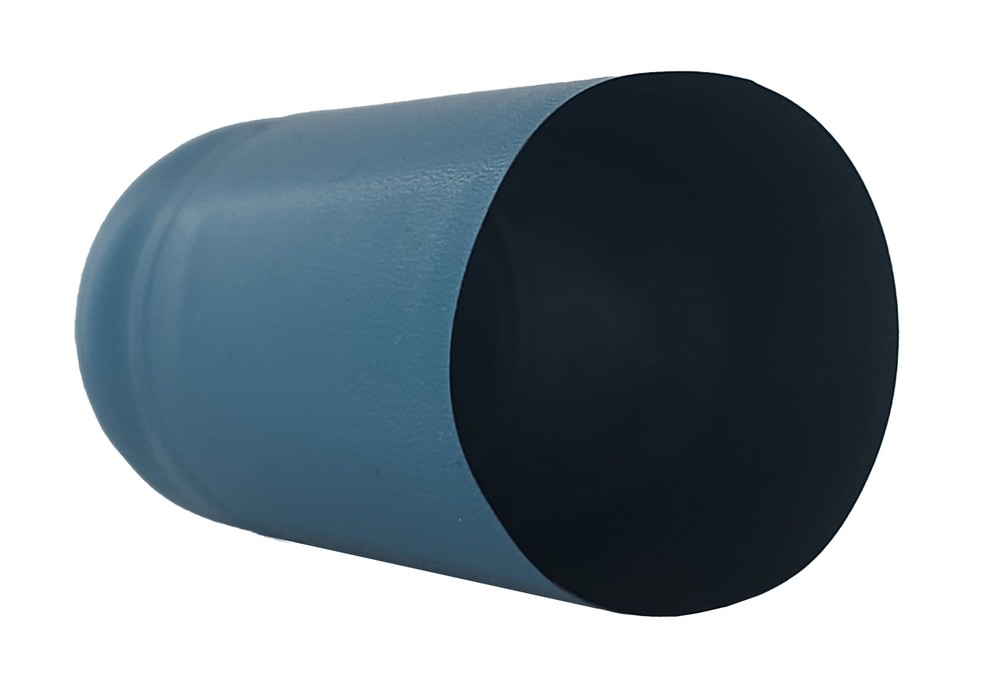 Metallic Light Blue PVC Shrink Capsules - 30 Per Bag