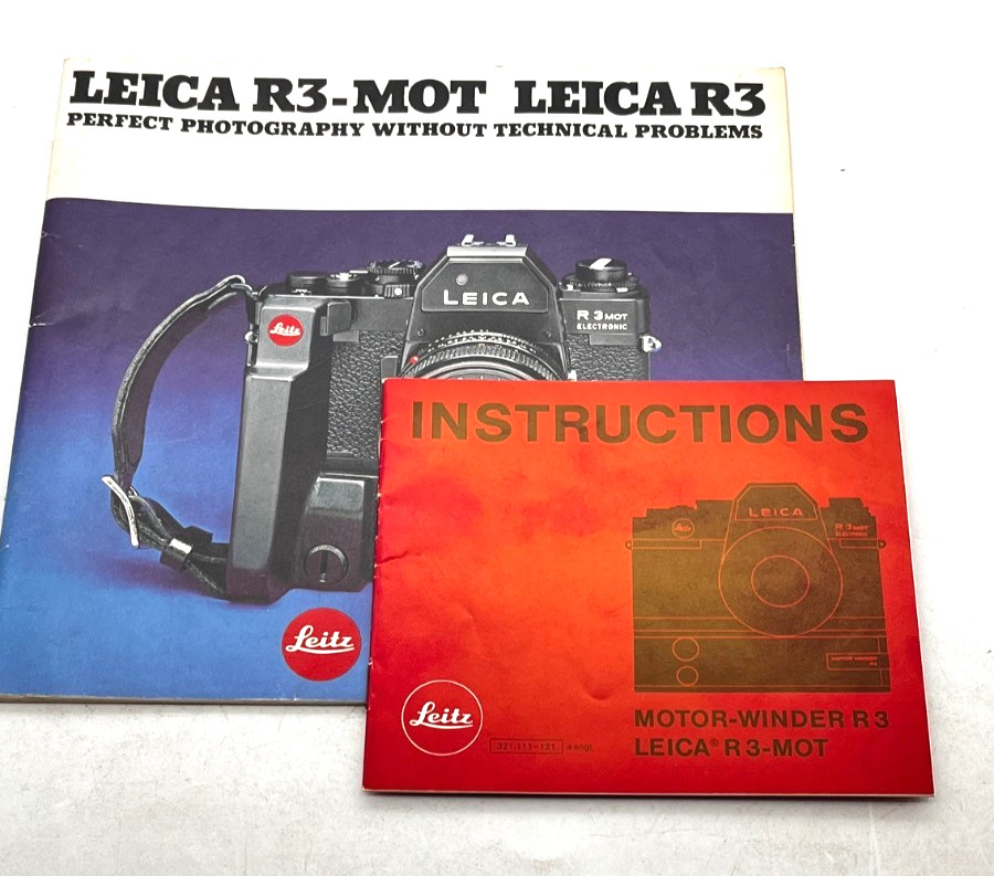 Orig. Brochure + Manual for Leica R3 camera