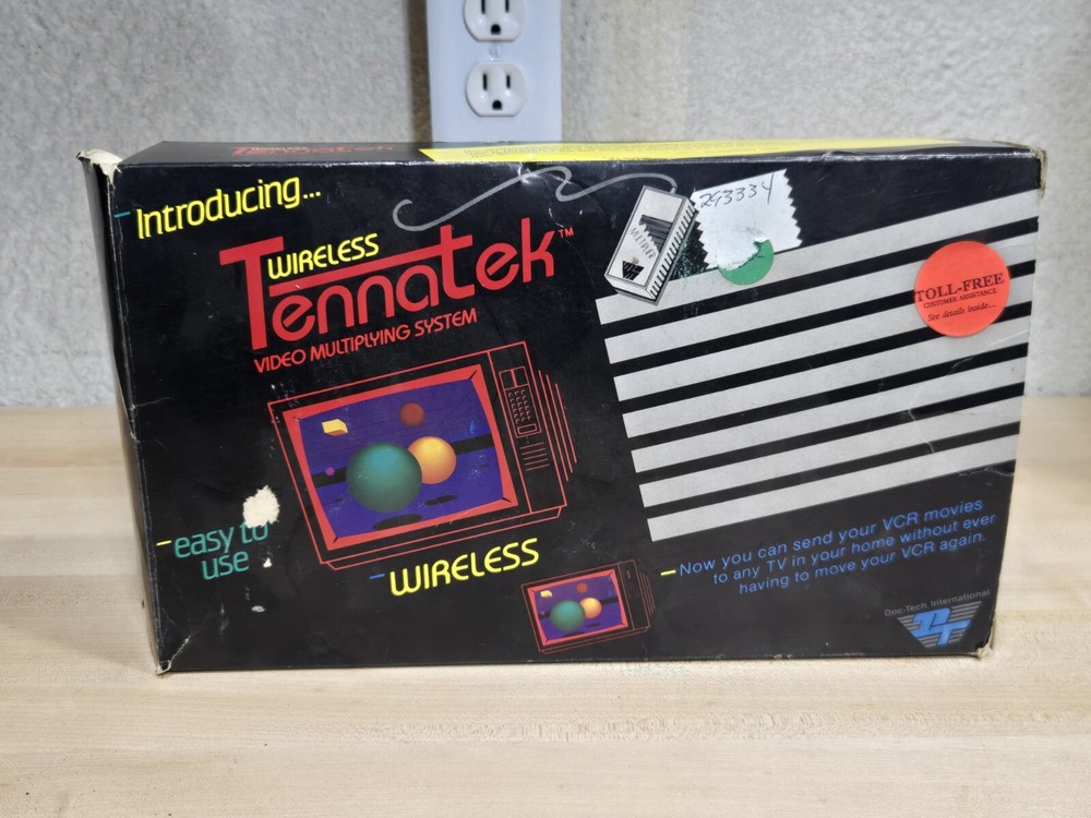 Doc-Tech Tennatek Video Multiplying System Wireless VCR Transmitter Whole Home