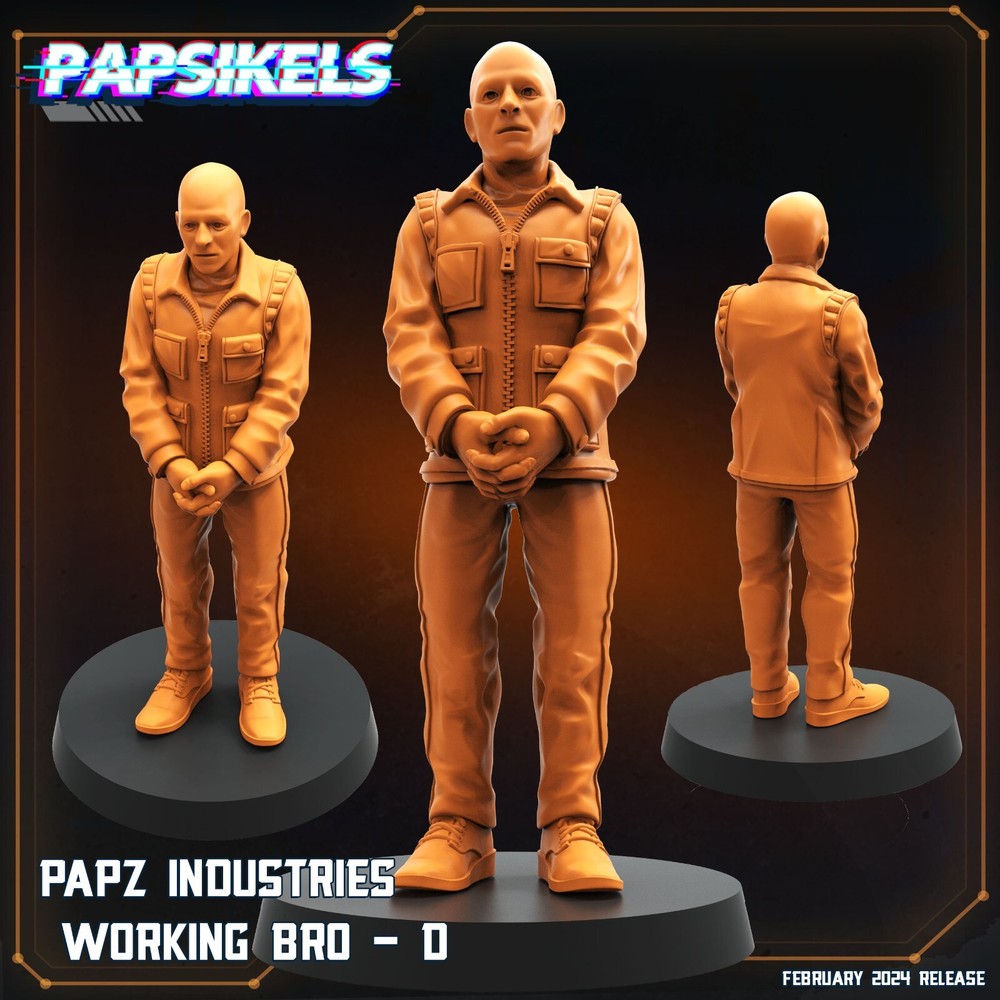 Papz Industries Working Bro D Papsikels Miniature