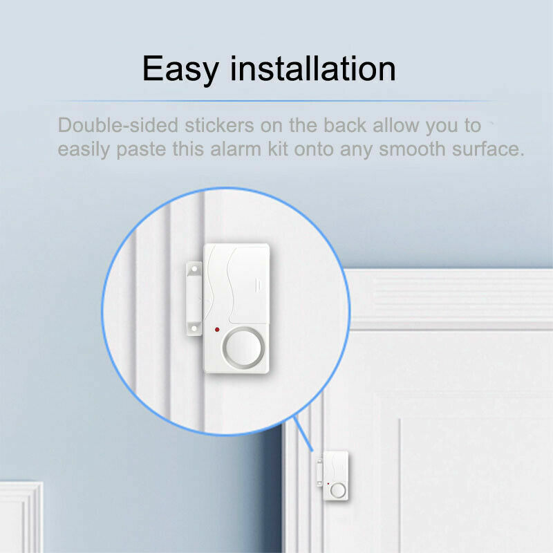 Magnetic Sensor Alarm Alert Wireless Window Door Security System Remote Control
