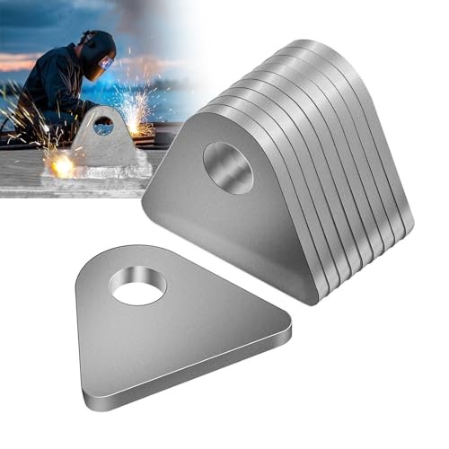 Weld on Tabs, Steel Shock Basic Weld Tab, Wide type 3/16" Thick Uncoated