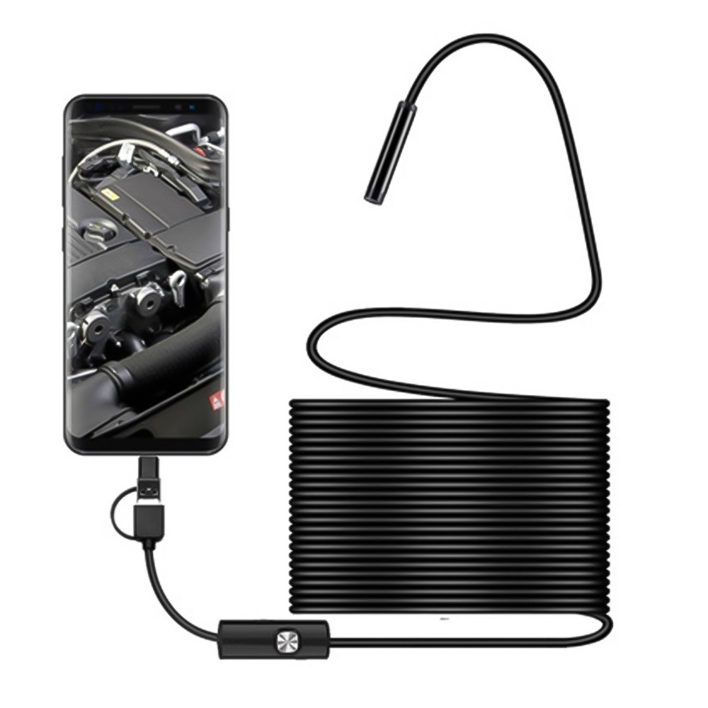 3in1 Borescope Endoscope 6LED Inspection Scope Camera For Android Cell Phone/PC