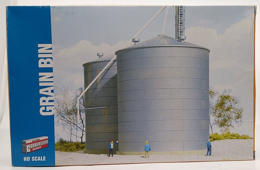 Walthers 933-3123 HO Grain Storage Bin Structure Building Kit