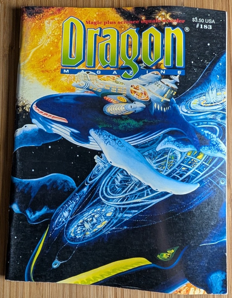 Dragon Magazine #183 - TSR AD&D