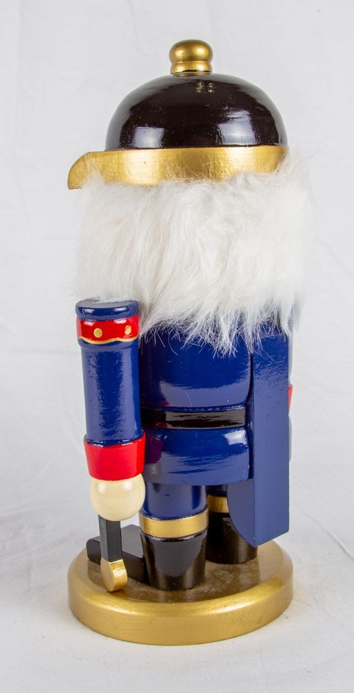 Nutcracker soldier, 10 1/2" tall, 4 1/2" base